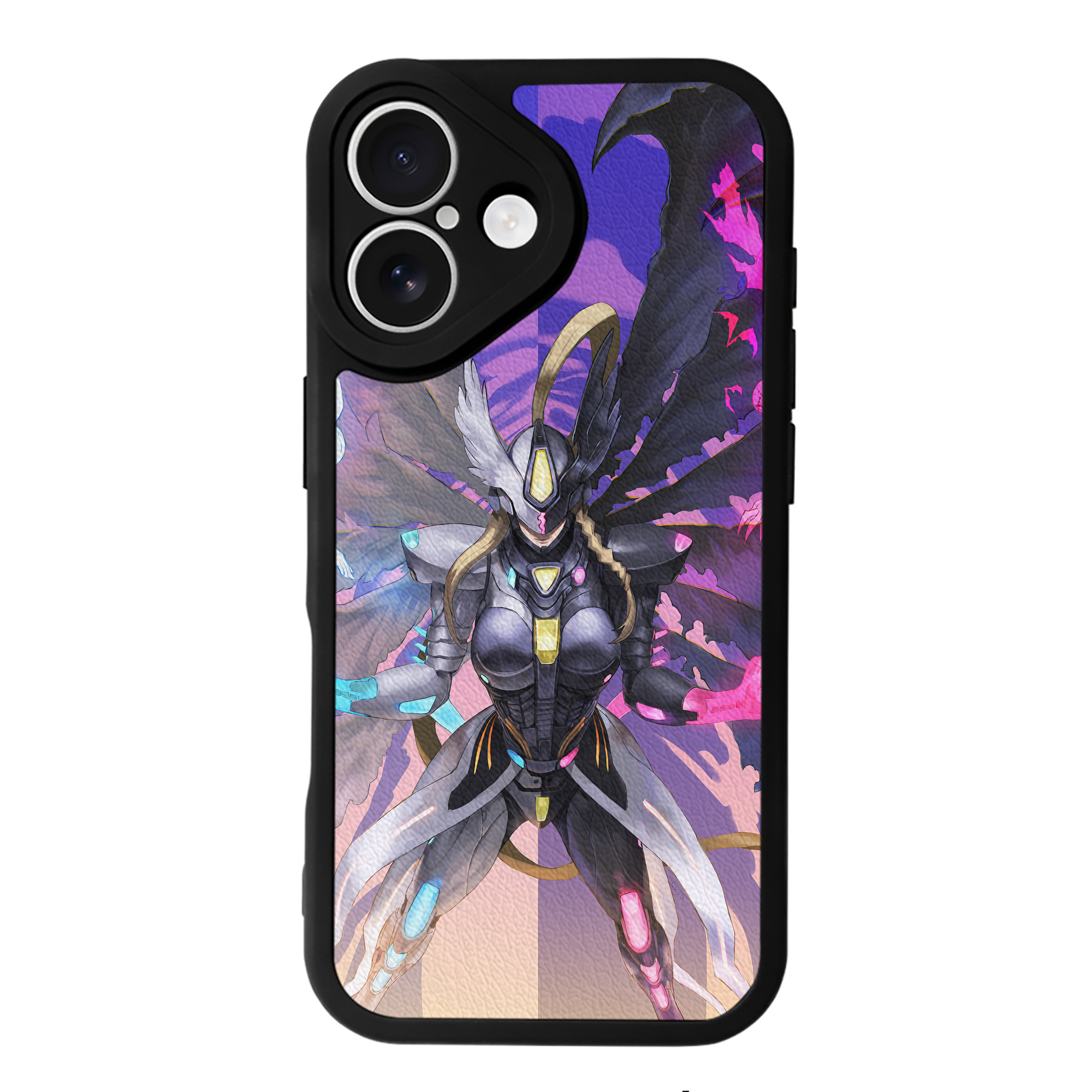 （画像用） Digimon デジタルモンスター/デジモン 【iPhone 16シリーズ対応】シリコンスマホケース（レザー調） 材質：シリコン